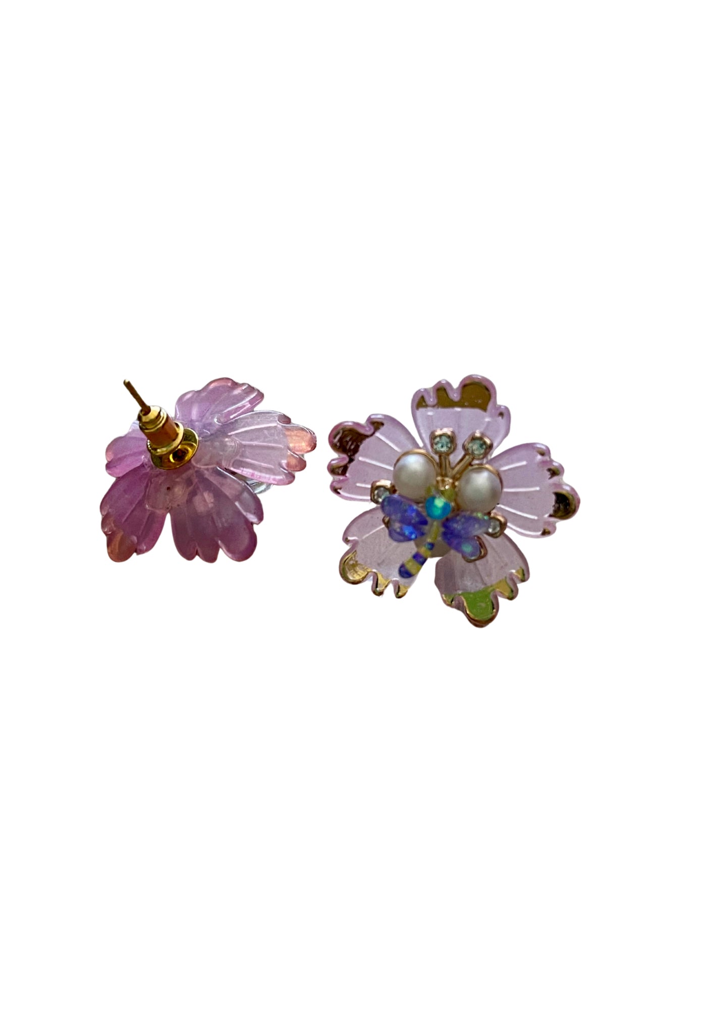 Boucles D'Oreilles artisanales Fleur